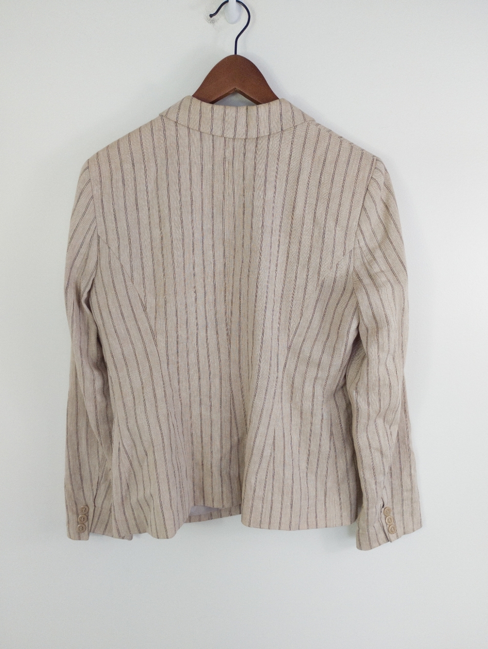 Reitmans R Petites Vintage 90s Y2K Pinstripe Blazer and Pants Suit Set Size 10 - Picture 3 of 14